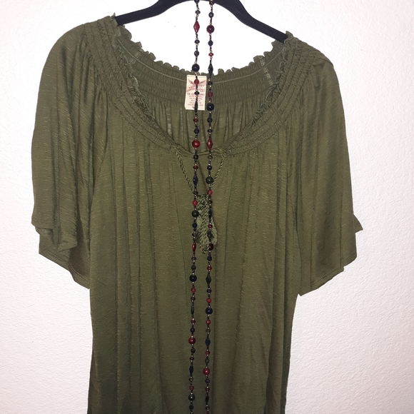 Faded Glory Tops - (FADED GLORY) BLOUSE 3 COLORS